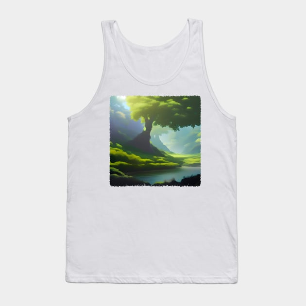 Eldritch Dreamscapes (25) - Fantasy Landscapes Tank Top by TheThirdEye